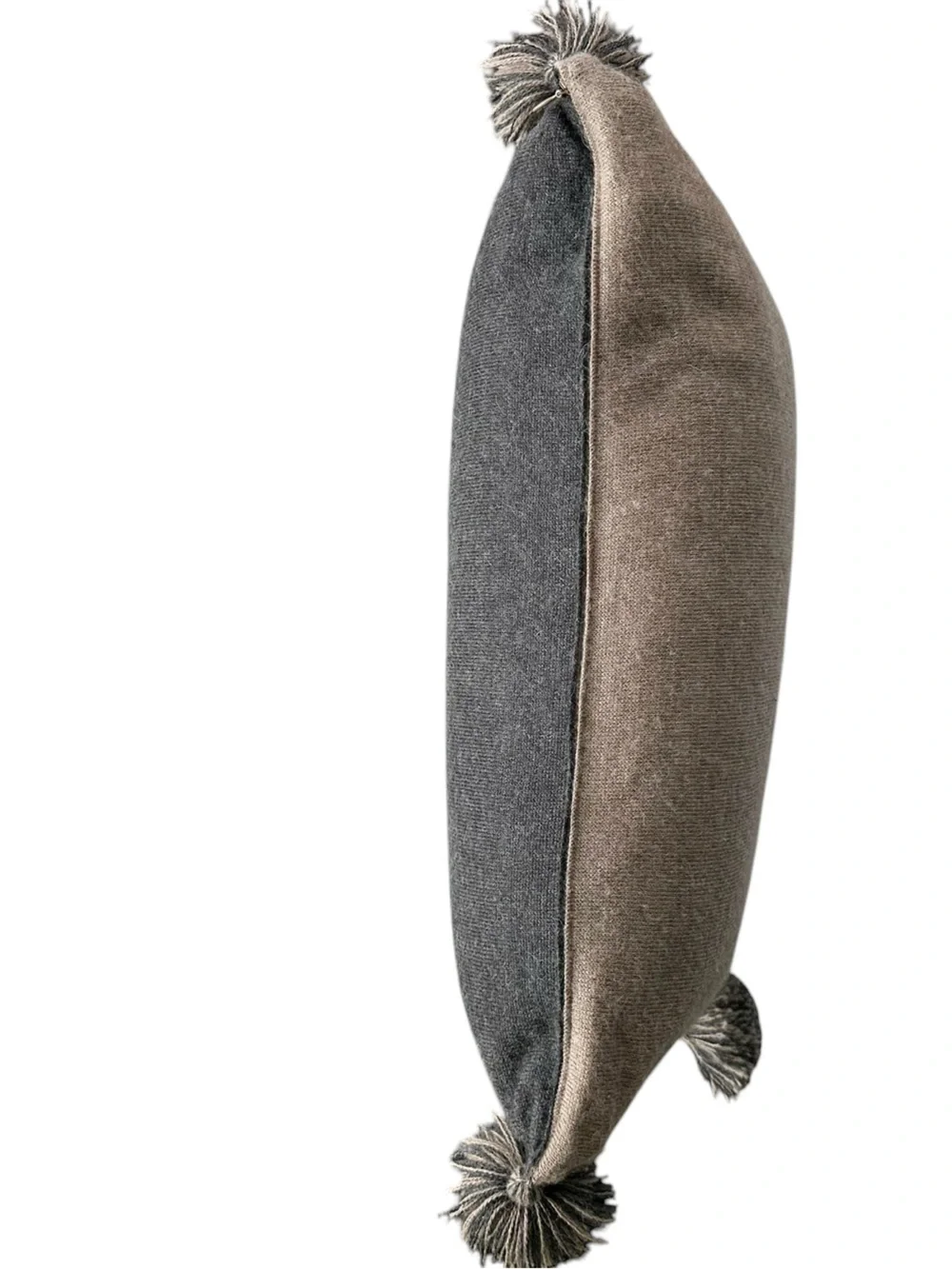 Restoration Hardware • Alpaca Pom Pom Double Sided Lumbar Pillow